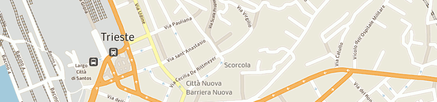 Mappa della impresa cadim (srl) a TRIESTE