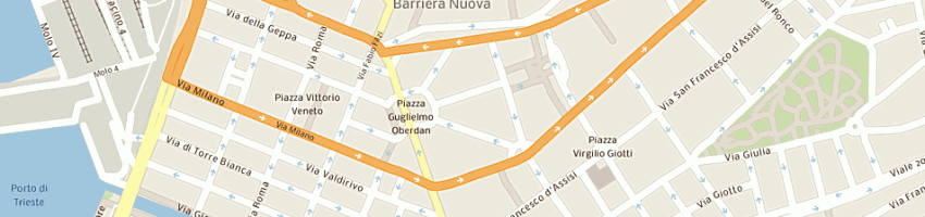 Mappa della impresa scuole pubbliche scuole secondarie di ii grado - d alighieri a TRIESTE