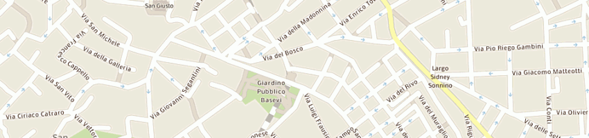 Mappa della impresa svetina a TRIESTE