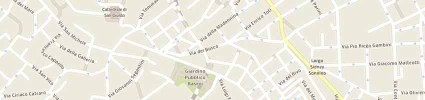 Mappa della impresa autofficina ciano a TRIESTE
