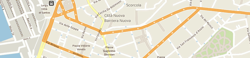 Mappa della impresa zhok elio a TRIESTE