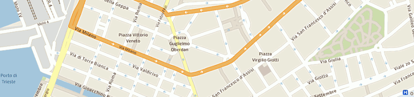 Mappa della impresa coffee store srl a TRIESTE