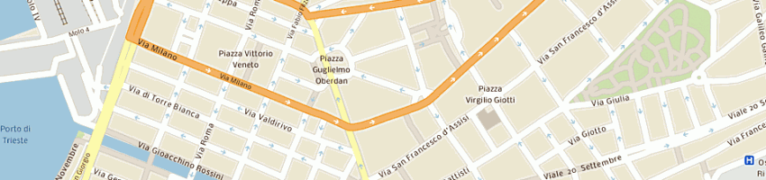 Mappa della impresa marsich bruno a TRIESTE
