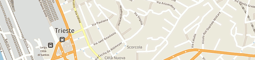 Mappa della impresa de vito belinda a TRIESTE