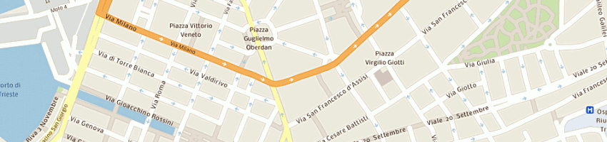 Mappa della impresa studio legale terpin-paolini associazione professionale a TRIESTE