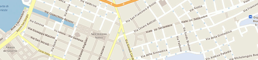 Mappa della impresa unione italiana ciechi a TRIESTE