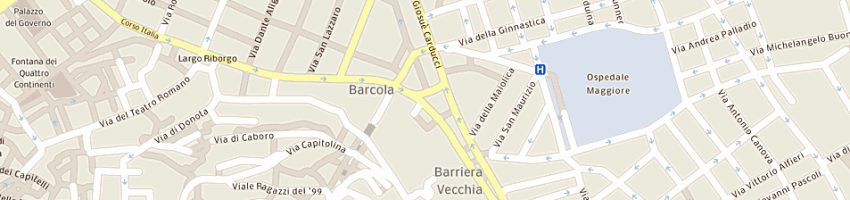 Mappa della impresa castiglioni mameli a TRIESTE