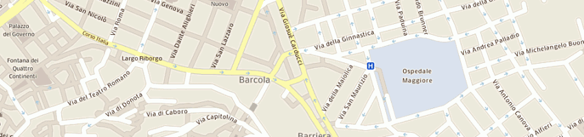 Mappa della impresa gortan vasco a TRIESTE