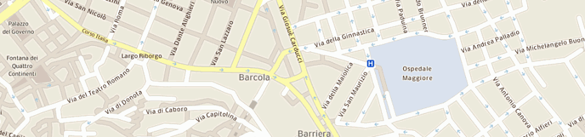 Mappa della impresa lombardi giuseppe a TRIESTE