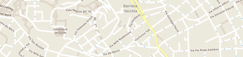 Mappa della impresa budigna erminia a TRIESTE