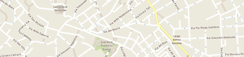 Mappa della impresa bartoli antonello a TRIESTE