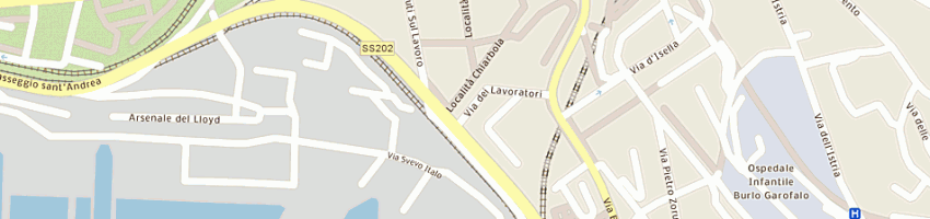 Mappa della impresa trieste trasporti spa a TRIESTE