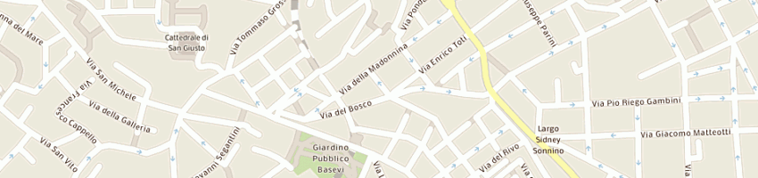 Mappa della impresa ritossa claudio a TRIESTE