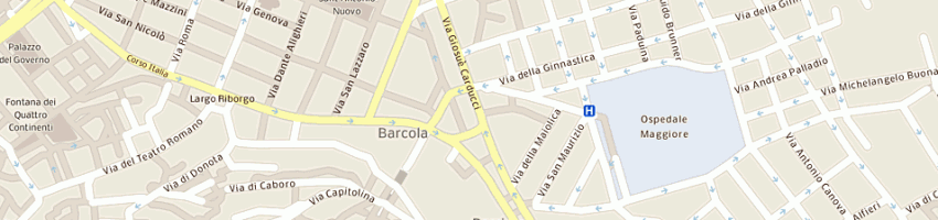 Mappa della impresa ristorante bagutta triestino a TRIESTE