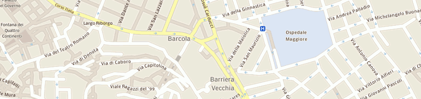 Mappa della impresa gente naif a TRIESTE