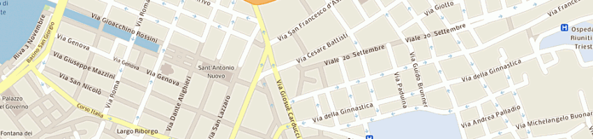 Mappa della impresa pistacchio lorenzo a TRIESTE