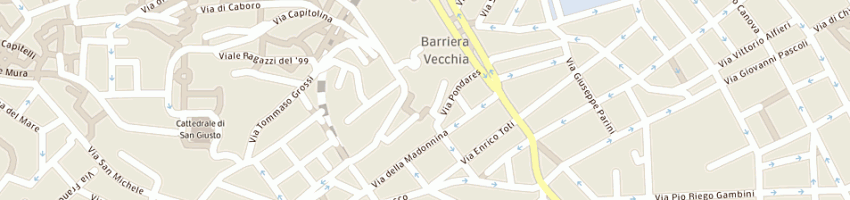 Mappa della impresa regione autonoma friuli - venezia giulia a TRIESTE