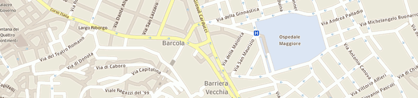 Mappa della impresa amministrazione stabili caviglia associazione professionale a TRIESTE