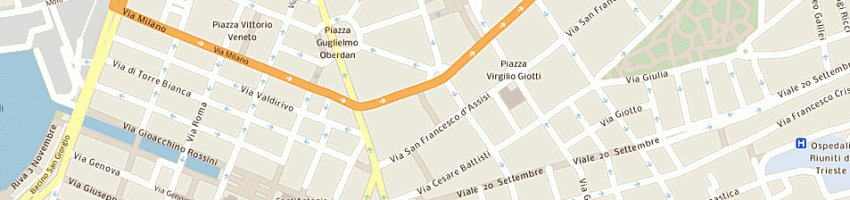 Mappa della impresa fincom societa' a responsabilita' limitata a TRIESTE