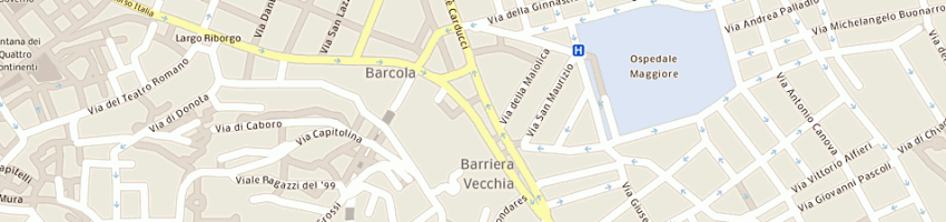 Mappa della impresa credito emiliano spa a TRIESTE