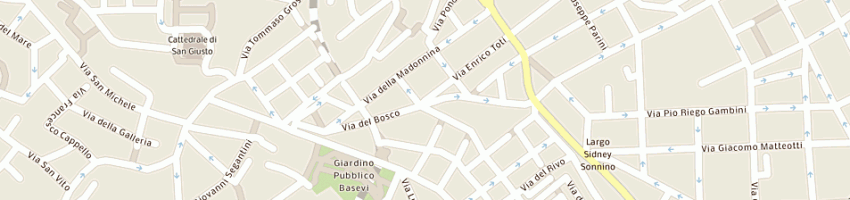 Mappa della impresa laboratorio odontotecnico di giurgevich nereo a TRIESTE