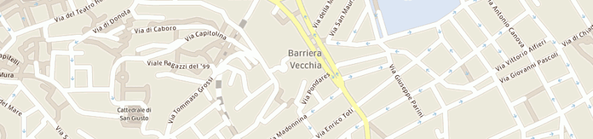 Mappa della impresa elma data srl a TRIESTE