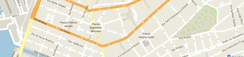 Mappa della impresa centro servizi confartigianato srl a TRIESTE