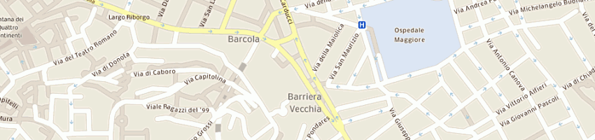 Mappa della impresa estetica dimensione alfa a TRIESTE