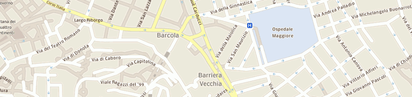 Mappa della impresa banca antonveneta spa a TRIESTE