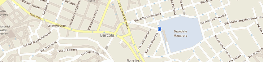 Mappa della impresa blumen snc del dott giorgio clabotti e c a TRIESTE