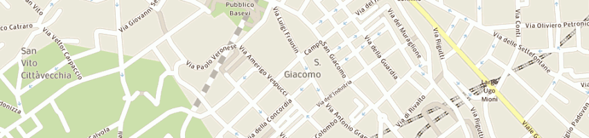 Mappa della impresa buffet san marco2 a TRIESTE