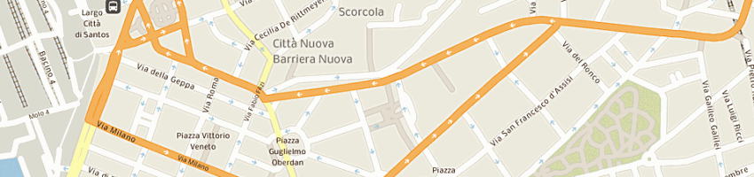 Mappa della impresa bussani roberto a TRIESTE
