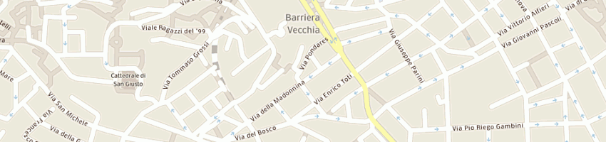 Mappa della impresa uoei a TRIESTE