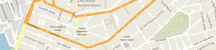 Mappa della impresa sipad italia srl a TRIESTE