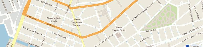 Mappa della impresa fornasaro davide a TRIESTE