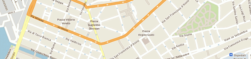 Mappa della impresa nurra rossana a TRIESTE