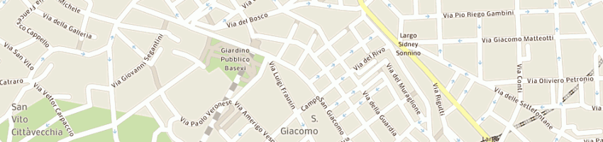 Mappa della impresa friulcassa spa cassa di risparmio regionale a TRIESTE