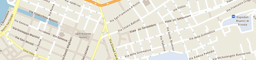Mappa della impresa i lupetti sas a TRIESTE