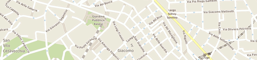 Mappa della impresa de gasperi vittorio a TRIESTE