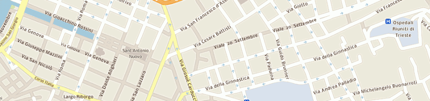 Mappa della impresa jofri srl a TRIESTE