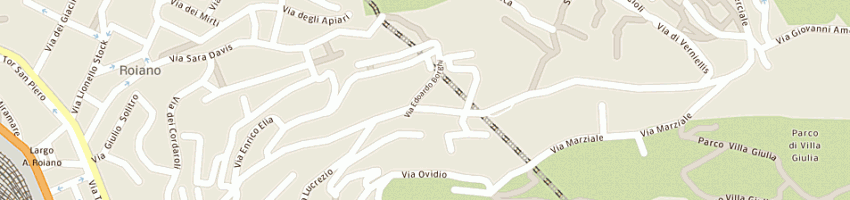 Mappa della impresa osteria colle di scorcola trattoria a TRIESTE