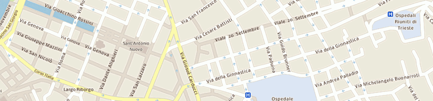 Mappa della impresa pellicceria enrico sas di crastini enrico e c a TRIESTE