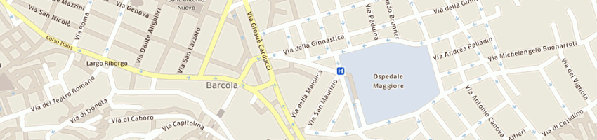 Mappa della impresa osteria ai 3 magnoni a TRIESTE