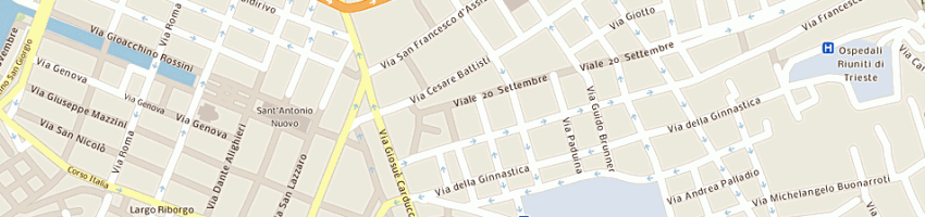 Mappa della impresa pardo flavio a TRIESTE