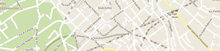 Mappa della impresa chiese cattoliche parrocchiali s giacomo apostolo a TRIESTE