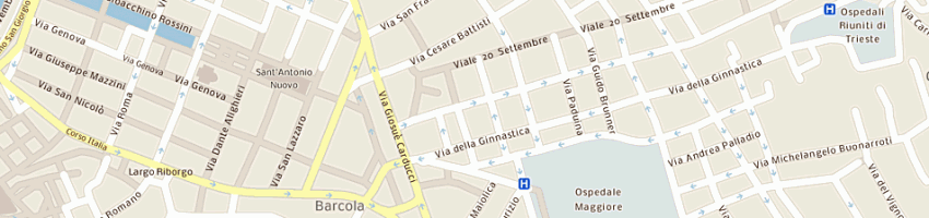 Mappa della impresa cottur giordano a TRIESTE