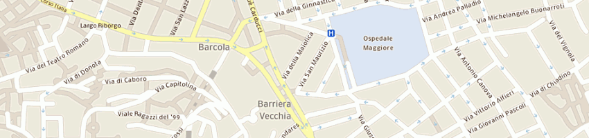 Mappa della impresa ricevitoria lotto pelizzola a TRIESTE
