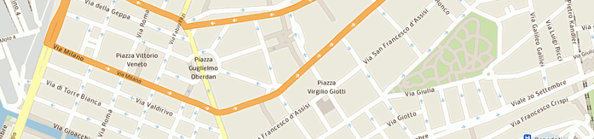 Mappa della impresa acconciature fantasia michele a TRIESTE