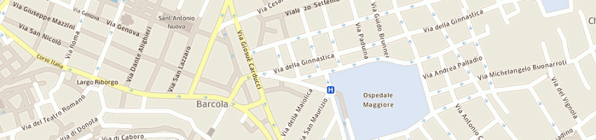 Mappa della impresa centrocontabile di viani alessandro e ivano e c sas a TRIESTE