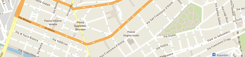 Mappa della impresa proteco (srl) a TRIESTE